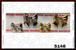 دکمه 2 سایز طرح پاپیونی مدل ابکاری کد 5148 بسته 160 عددی