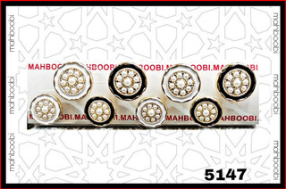 دکمه 2 سایز طرح مرواریدی مدل مجلسی کد 5147 بسته200 عددی