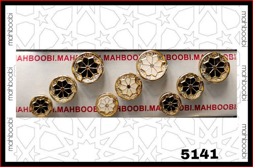دکمه 3 سایز طرح ستاره مدل پلی استر کد 5141 بسته 200 عددی