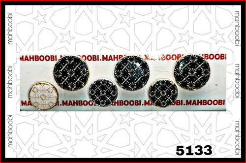 دکمه 2 سایز طرح هسیری مدل کتی پلی استر کد 5133 بسته 216 عددی کپی کپی