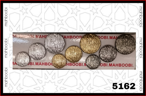 دکمه 3 سایز طرح درختی مدل کژوآل کد 5131 بسته 324 عددی