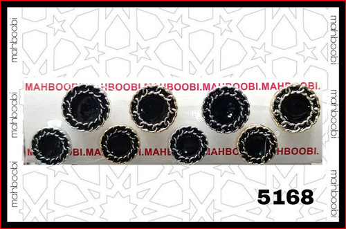 دکمه 2 سایز طرح دایره گرد مدل کتی پلی استر کد 5168 بسته 192 عددی کپی کپی