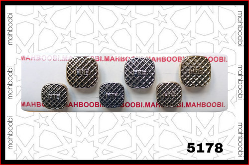 دکمه 2 سایز طرح هسیری لوزی مدل کتی پلی استر کد 5178 بسته 192 عددی