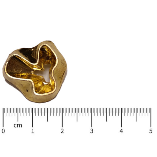 دکمه فلزی طرح گل