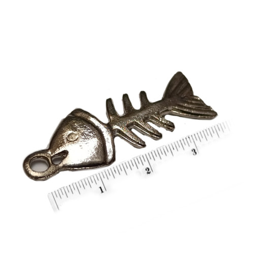 دکمه فلزی طرح ماهی