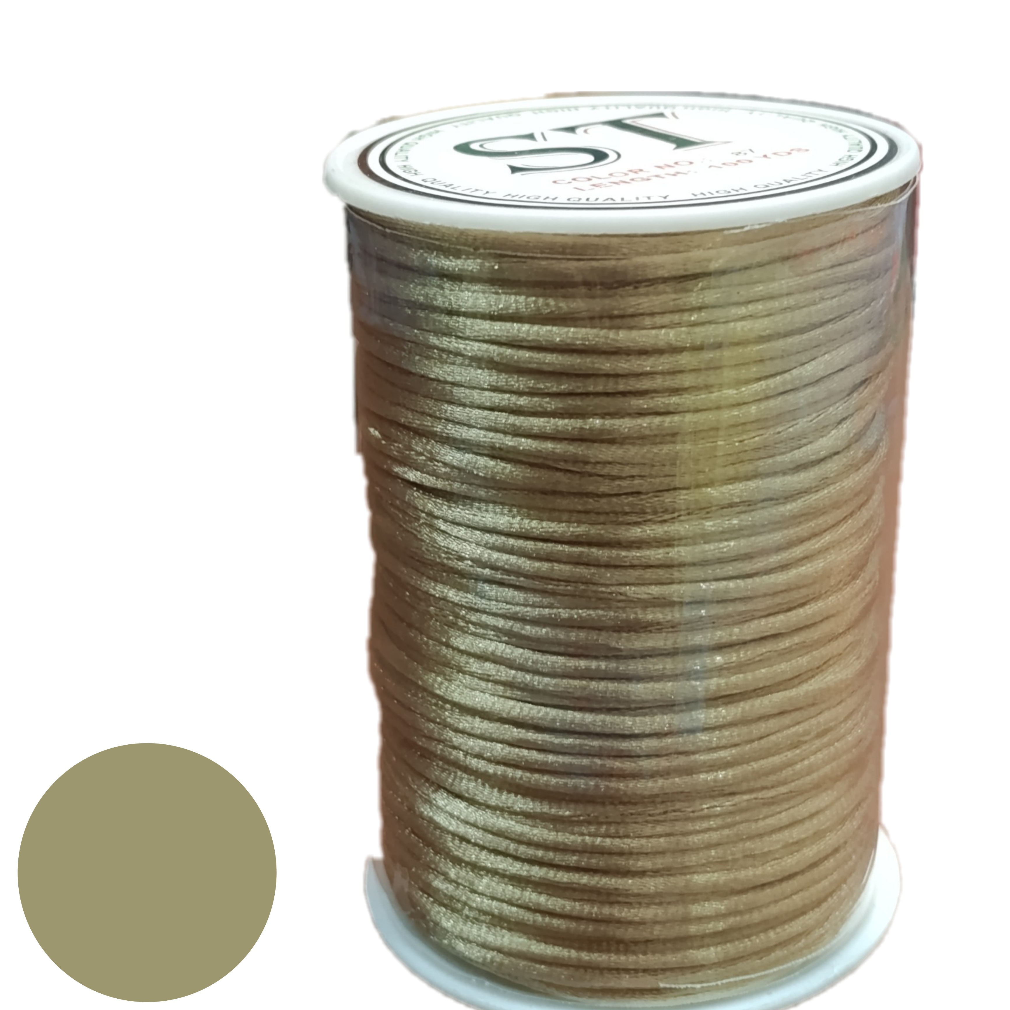 نخ قیطانی ماکارنی رنگ بژ