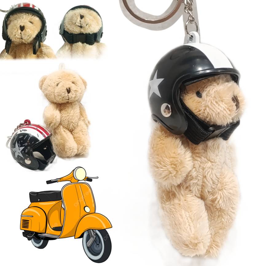 جاکلیدی  خرس موتور سوار vespa