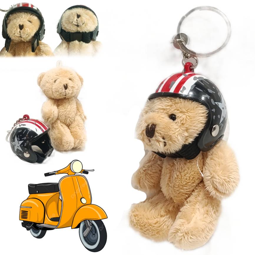 جاکلیدی  خرس موتور سوار vespa